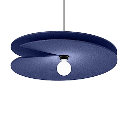 Pendelleuchte SPIRRA SOFT 2.0, E27, IP20, Kabel 250cm, Filz indigoblau