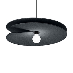 Pendelleuchte SPIRRA SOFT 2.0, E27, IP20, Kabel 600cm, Filz anthrazit