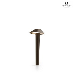 LED Akku-Tischleuchte REVER DINING 2.0, IP23, 2700K, mit Touch-Dimmer + Magnetfu, bronze