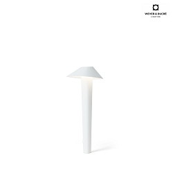 LED Akku-Tischleuchte REVER DINING 1.0, IP23, 2700K, mit Touch-Dimmer + Magnetfu, wei