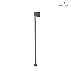 outdoor luminaire KIOSK 1.1 1 flame, adjustable, without socket IP65, anthracite, mat dimmable
