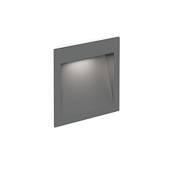 outdoor recessed luminaire ORIS OUTDOOR WALL REC 1.3 IP65, grey 