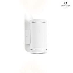 Auenwandleuchte TUBE WALL 2.0 PAR16, IP65, Up/Down, 2x GU10 max. 35W, Wei