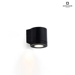 Applique da esterno TUBE 1.0 unilaterale IP65, nero dimmerabile