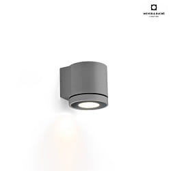 Applique da esterno TUBE 1.0 unilaterale IP65, grigio scuro dimmerabile