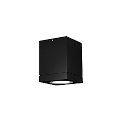 Plafoniera per esterni TUBE CARR 1.0 angolare, rigido GU10 IP65, Nero dimmerabile