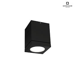 Outdoor LED Deckenleuchte TUBE 1.0, IP65, 8W 3000K 38, CRi >90, dimmbar, schwarz