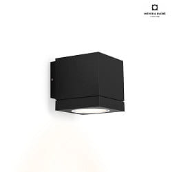 Applique da esterno TUBE CARR 1.0 unilaterale IP65, nero dimmerabile