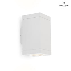 Applique da esterno TUBE CARR 2.0 su due lati IP65, bianco dimmerabile