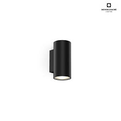 Applique da esterno TRAM 2.0 IP65, nero dimmerabile