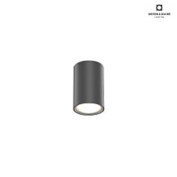 Outdoor LED Deckenleuchte TRAM ROUND 1.0, IP65, rund, 6W 3000K 36, CRi >90, dimmbar, anthrazit