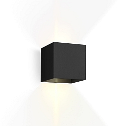 LED Auenwandleuchte BOX 2.0, IP65, Up&Down, 6W 2700K 2x200lm, Winkel verstellbar, dimmbar, schwarz