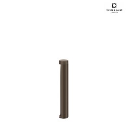 outdoor luminaire GATE 1.0 1 flame, round, without socket IP65, bronze dimmable