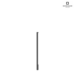 gorund spike luminaire REED 1.0 - 24V PLUG&PLAY short, with plug, on/off, Plug&Play IP65, anthracite 