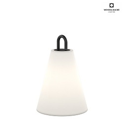 Lampadaire  accu COSTA 1.0 Tunable White, commutable, avec poigne IP65, noir , blanche gradable