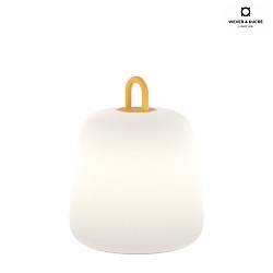 Lampadaire  accu COSTA 2.0 Tunable White, commutable, avec poigne IP65, jaune, blanche gradable