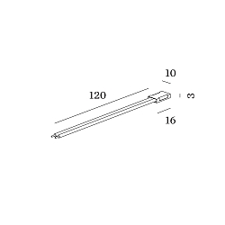 Anschlussset ILANE MINI CONNECTOR strip to wire, 