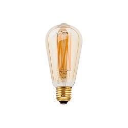 LED Filamentlampe ST64 LED 2200K GOLD TINTED 5.9W E27 220-240VAC DIM CRI95, gold