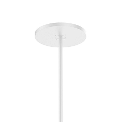 Rosone a soffitto SHIEK / BOX / DOCUS (...) 1 elemento, rotondo, senza paralume, mezzo incasso, bianco brillante