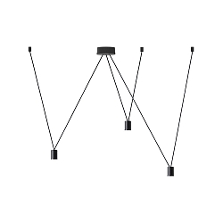 Accessory for WIRO - suspension set DECENTER 3.0 for 3 shades, 3x E27, with multi canopy, 260cm