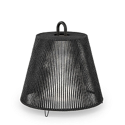 Shade cover for Outdoor LED Battery luminaire COSTA 1.0 - ROPE 1.0, black