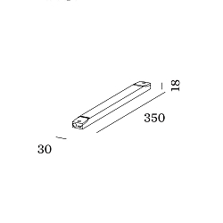 Accessory for STREX SYSTEM 48V - Power Supply for connection to feeder, 150W, DALI controllable