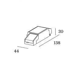 Driver de LED PIRRO contrlable par DALI, blanche