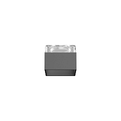 Accessory for luminaires series BOX - single inside cover, dark grey