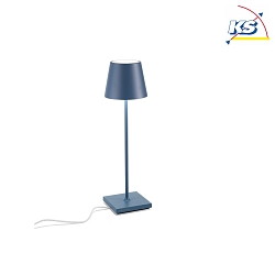 Lampada da tavolo  POLDINA PRO IP65, Blu dimmerabile