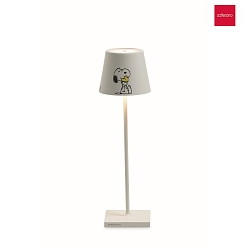 Lampada da tavolo  POLDINA x PEANUTS IP65, Bianco dimmerabile