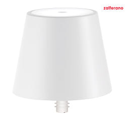 Luce a batteria POLDINA STOPPER IP54, bianco opaco dimmerabile