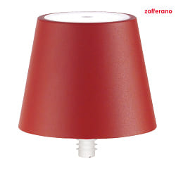 Luce a batteria POLDINA STOPPER IP54, rosso dimmerabile