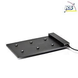 Multi charging station for LED Table lamp POLDINA PRO (MINI), 6-fold, 220-240V AC, sec. 5V DC, 5A, black