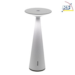 Lampe de table DAMA PRO dimmable IP54, blanc mat gradable