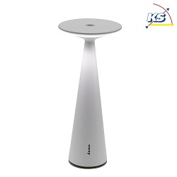 Lampada da tavolo DAMA PRO dimmerabile IP54, Bianco opaco dimmerabile