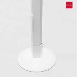 Unit di carico PENCIL MODULO LUCE ruotabile, Bianco