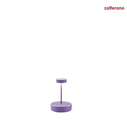 battery table lamp SWAP MINI  IP65, purple dimmable