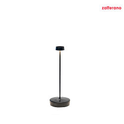 Lampada da tavolo a batteria SWAP  IP65, nero opaco dimmerabile