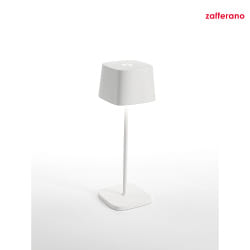 Lampe de table  accu OFELIA TAVOLO PRO IP65, blanche, laqu gradable