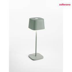 Lampe de table  accu OFELIA TAVOLO PRO IP65, vert sauge, laqu gradable
