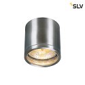 SLV Outdoor Luminaire ROX CEILING OUT, QPAR11, IP44, GU10 max. 50W,, alu brushed