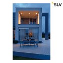 SLV Outdoor Luminaire ROX CEILING OUT, QPAR11, IP44, GU10 max. 50W,, alu brushed