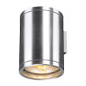 SLV Luminaire mural d'extrieur ROX WALL OUT UP/DOWN QPAR11 GU10 IP44, aluminium bross gradable