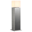 SLV Luce con piedistallo SQUARE POLE 60 IP44, Acciaio inossidabile