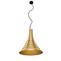 Premium LED Pendant luminaire BATO 45 PD,  45cm, 30W 2500K 1900lm 100, TRIAC dimmable, brushed brass