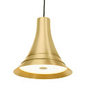 SLV Premium LED Pendant luminaire BATO 35 PD,  35cm, 21W 2500K 1300lm 100, TRIAC dimmable, brushed brass