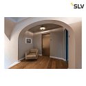 SLV Plafoniera BATO 45 CW conico E27 IP20, nero