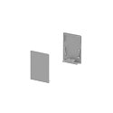 Embout GRAZIA 20 standard, haut, 2 pices aluminium anodis