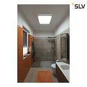 SLV Plafoniera MEDO 60 SQUARE piazza IP20, bianco dimmerabile