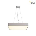 SLV Plafoniera MEDO 60 SQUARE piazza IP20, argento dimmerabile